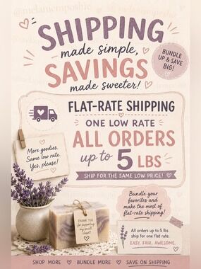 Bundle & Save, One Shipping Fee